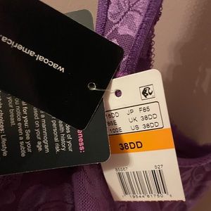 Wacoal the awareness bra 38DD new with tags